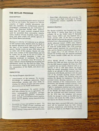 1973 NASA SKYLAB and the SUN Apollo Telescope Mount ATM Report Brochure - EP 119 2