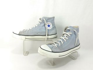 Vintage 90s Converse All Star Made In Usa Hi Top Blue Size Uk13/us13/eu47.  5