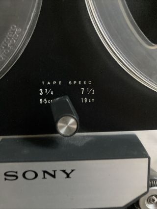 SONY Tapecorder TC - 250A.  Vintage Reel Tape Recorder NOT WORKING/REPAIR/PARTS 2