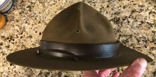 Vintage Official Scoutmaster Stetson Boy Scout BSA Hat 2