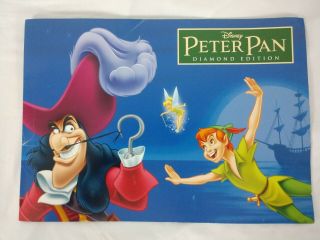 2013 - Disney Peter Pan Diamond Edition - 4 Lithograph Set In Folder - 10x14