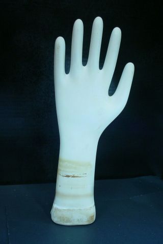 General Porcelain Trenton Nj Hand Glove Mold X Large Jewelry Store Display