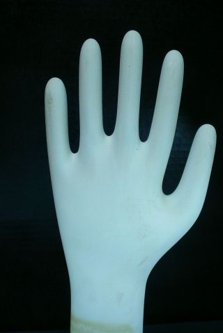 General Porcelain Trenton NJ Hand Glove Mold X LARGE Jewelry Store Display 2