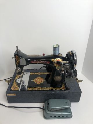 Vintage Diplomat Precision Built Sewing Machine,  Deluxe / Made In Japan