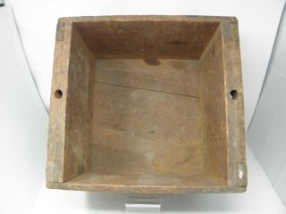 ANTIQUE OLIVER Wood Box Crate FACTORY Stamping 2