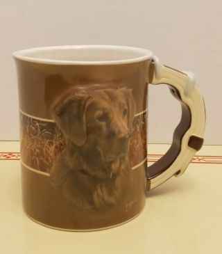 Golden Retriever Dog Ceramic Coffee Mug Scot Storm Wild Wings