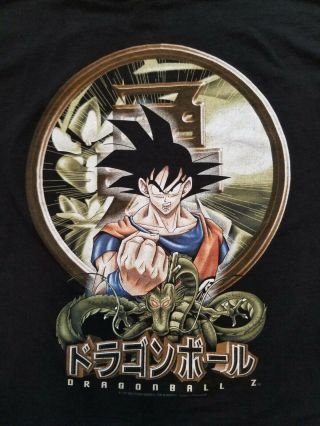 Vtg 1997 Dragon Ball Z Goku Z - Fighters Anime Cartoon T Shirt Size L 90 