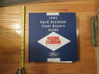 1995 Ford Car Truck Auto Fleet Buyers Guide Dealership Dealer Sales Book 34