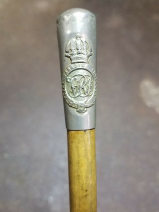 Vintage Royal Canadian Artillery Military Swagger Stick Possible Wwii Era 27 "