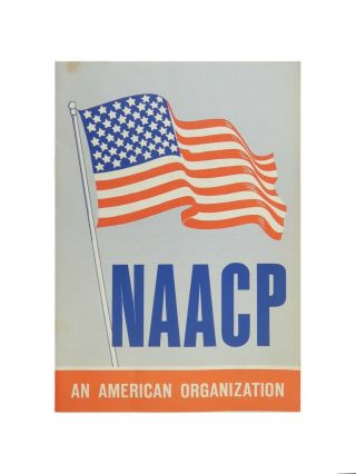 Vintage Naacp Brochure An American Organization 12 Page Bklt Orig 1956