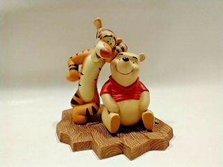 Disney Enesco Pooh & Friends Thanks For Being A Caring Sort Of Bear Tigger Pooh