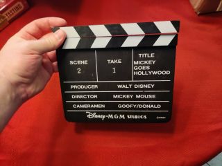 Mgm Studios Mickey Goes To Hollywood Disney Clapperboard