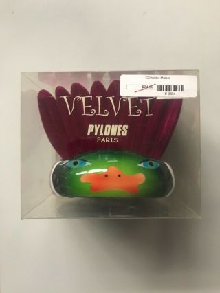 Velvet Cd Dvd Holder Pylones Paris Green Duck Non Scratch Funny Unique