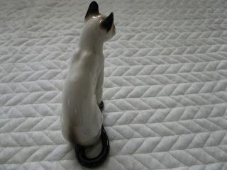 Vintage Seal Point Siamese Cat Figurine - - 6 
