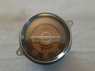Vintage 1940 Buick Battery Temperature Gauge Rat Hot Rod