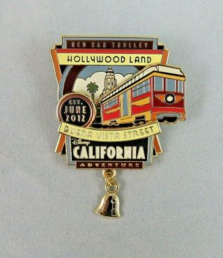 Disney California Adventure Pin - Media Event Buena Vista Street Red Car Trolley