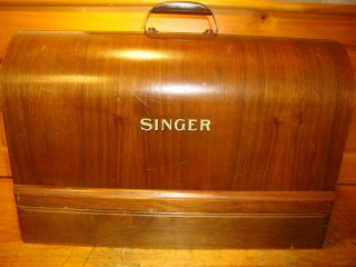 Vintage Singer Bentwood Case For Sewing Machines Model 66,  15 - 91,  201