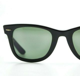 Vintage Sunglasses Ray Ban Wayfarer 5022 Ebony Bausch&lomb U.  S.  A Man Sunglasses