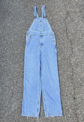 Vintage 80s 90s Guess Georges Marciano Denim Jean Overalls Usa