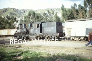 35mm Bolivia Bolivian Enffcc Railway Slide Steam Loco 508 La Paz 1972