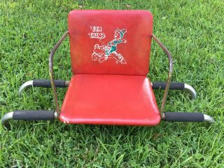 Vintage Tom Thumb Barber Chair Booster Seat Red Vinyl