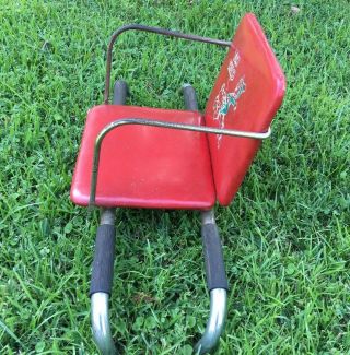 Vintage Tom Thumb Barber Chair Booster Seat Red Vinyl 2