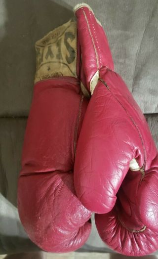 Vintage Cleto Reyes Seyer Boxing Gloves 1960 