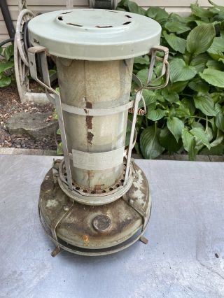 Vintage Antique H2201 Aladdin Oil Kerosene Parlor Cabin Heater Stove Survival