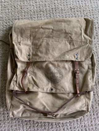 Vintage Boy Scouts Of America Bsa Yucca Pack No.  574 Ny City Council Backpack
