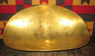 Early Large Brass Scale Pan