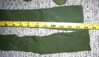 7 Pair Official BSA BOY SCOUT Older Style Classic Green KNEE HIGH Uniform Socks 3
