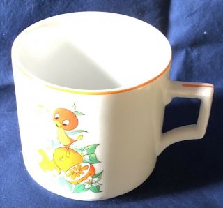 Vintage Walt Disney World Florida Orange Bird Coffee Tea Mug Cup 12 Oz