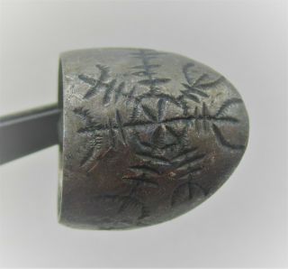 Detector Finds Ancient Byzantine Decorated Silver Seal Ring