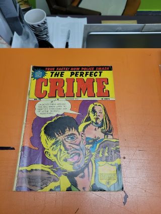 Perfect Crime 30 Vintage Cross Comic Police Cases Golden Age 10c