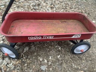 Vintage Radio Flyer Red Wagon 90