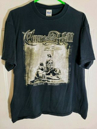 Vtg 2004 Cypress Hill Till Death Do Us Part Tour Rap T Shirt Sz Xl Joker Sleeve