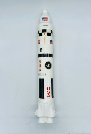 Apollo 13 Rocket Space Ship Hardees Toy For Milk Cap Pogs 1995 Rocket Only
