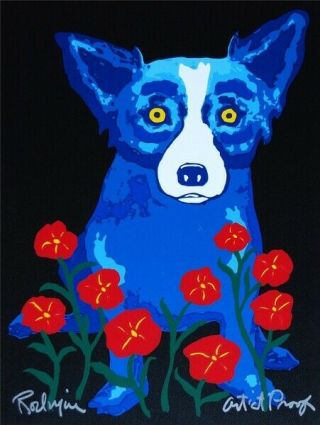 Not Framed Canvas Print Home Decor Wall Art Picture George Rodrigue Blue Dog 4