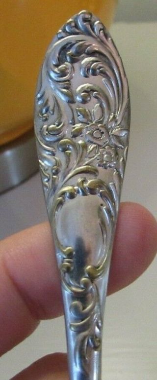 Antique 1898 Trans Mississippi Exposition Silver Souvenir Spoon Omaha Milling Ad 3