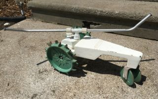 Vintage Craftsman Traveling Tractor Sprinkler = Cast Iron = Water System