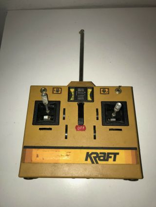 Vintage Kraft Kpt - 7c Rc Transmitter/receiver/servo System