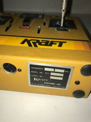 Vintage Kraft KPT - 7C RC Transmitter/Receiver/Servo System 3