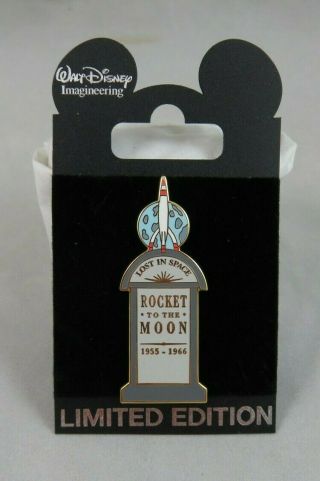Disney Wdi Pin - Dead Ride - Rocket To The Moon - Disneyland Tomorrowland