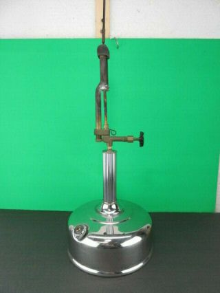 Leacock 107 Coleman Fueled Lamp Shape Stainless Steel
