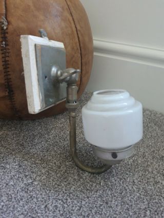 Veritas Gas Wall Light Opaque Glass Globe