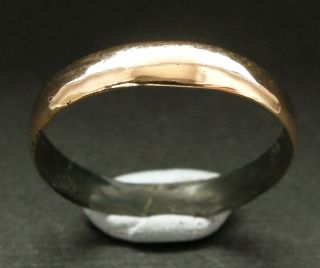 A Medival Bronze Wedding Ring - Wearable