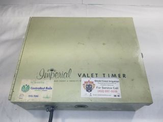 Vintage Imperial Valet Timer 11 Station Automatic Sprinkler Control - Rare