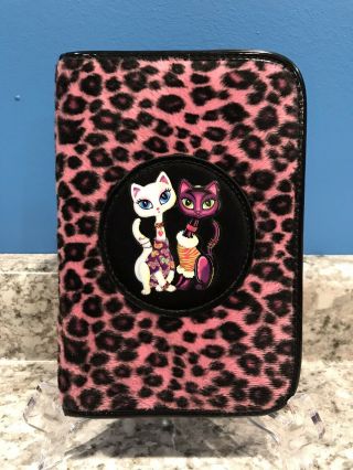 Vintage Lisa Frank Planner Roxie & Rollie Cats Fuzzy Leopard Fantastic Fashions