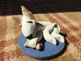 English Bull Terrier,  Bully,  Staffy Statue Ornament Gift Fun