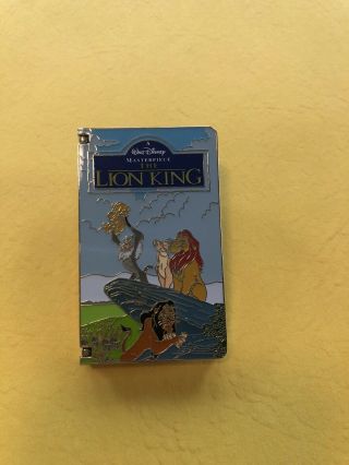 Dlr Vcr Vhs Tape Lion King Le Disney Pin 128408